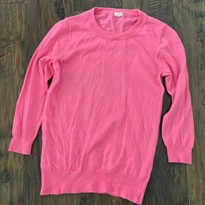 J CREW pink women sweater